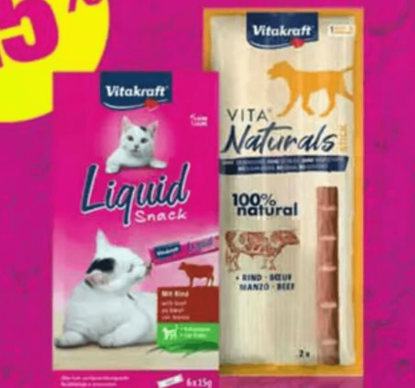 Odabrane Vitakraft poslastice za pse i mačke