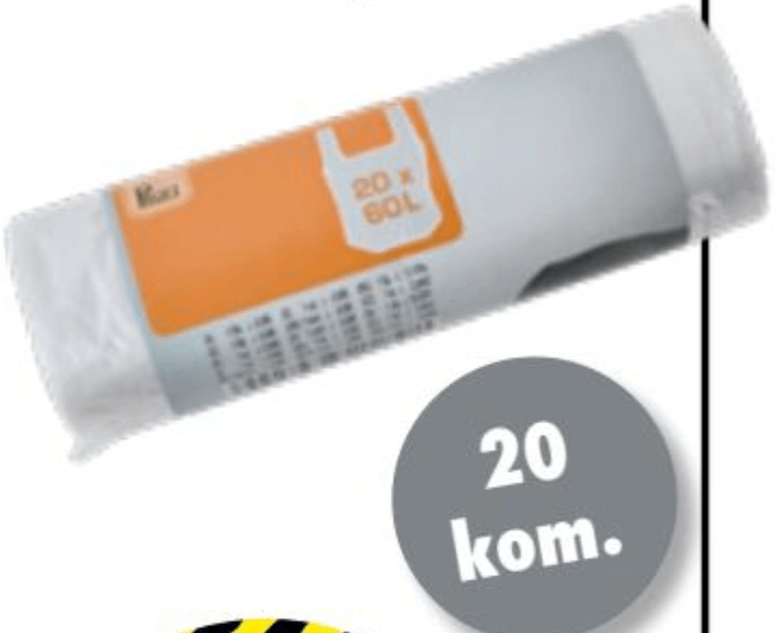 Vrećica za smeće 20 kom - Akcija u trgovini Tedi