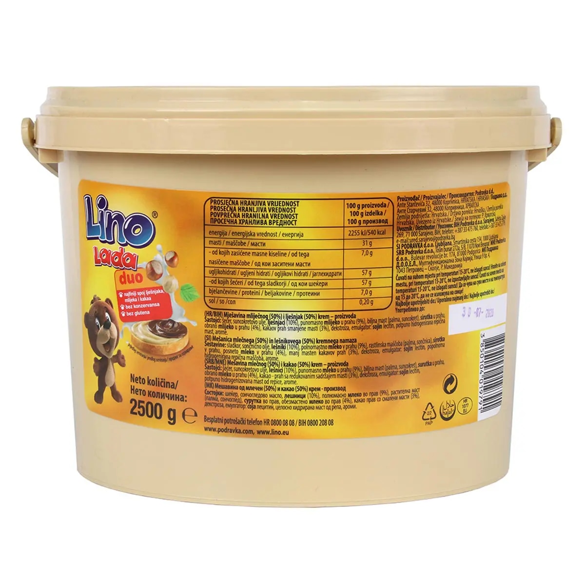 Lino Lada Krem namaz 2,5 kg - Akcija u trgovini Plodine