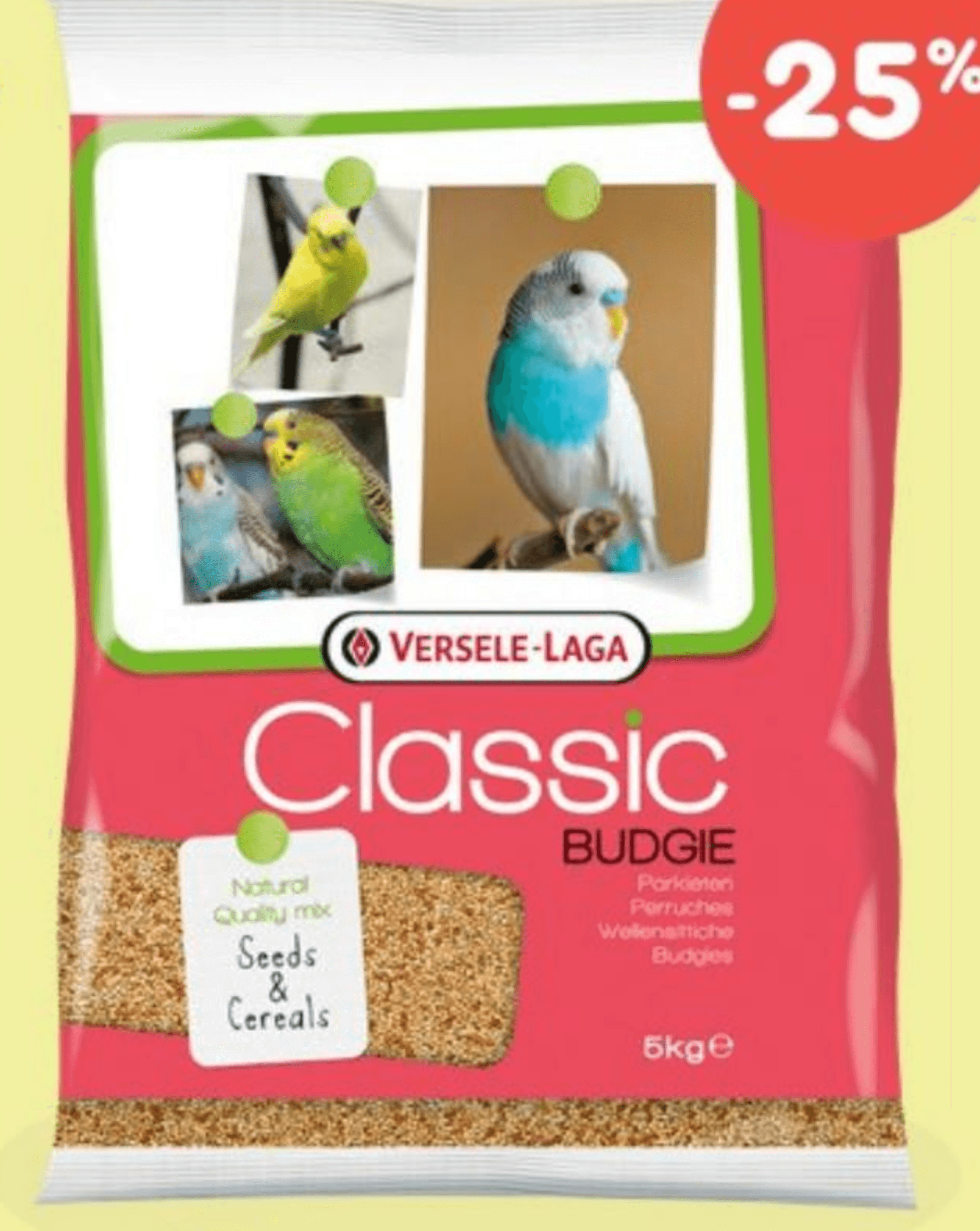 VERSELE - LAGA CLASSIC BUDGIES 5 kg - Akcija u trgovini Zoo City