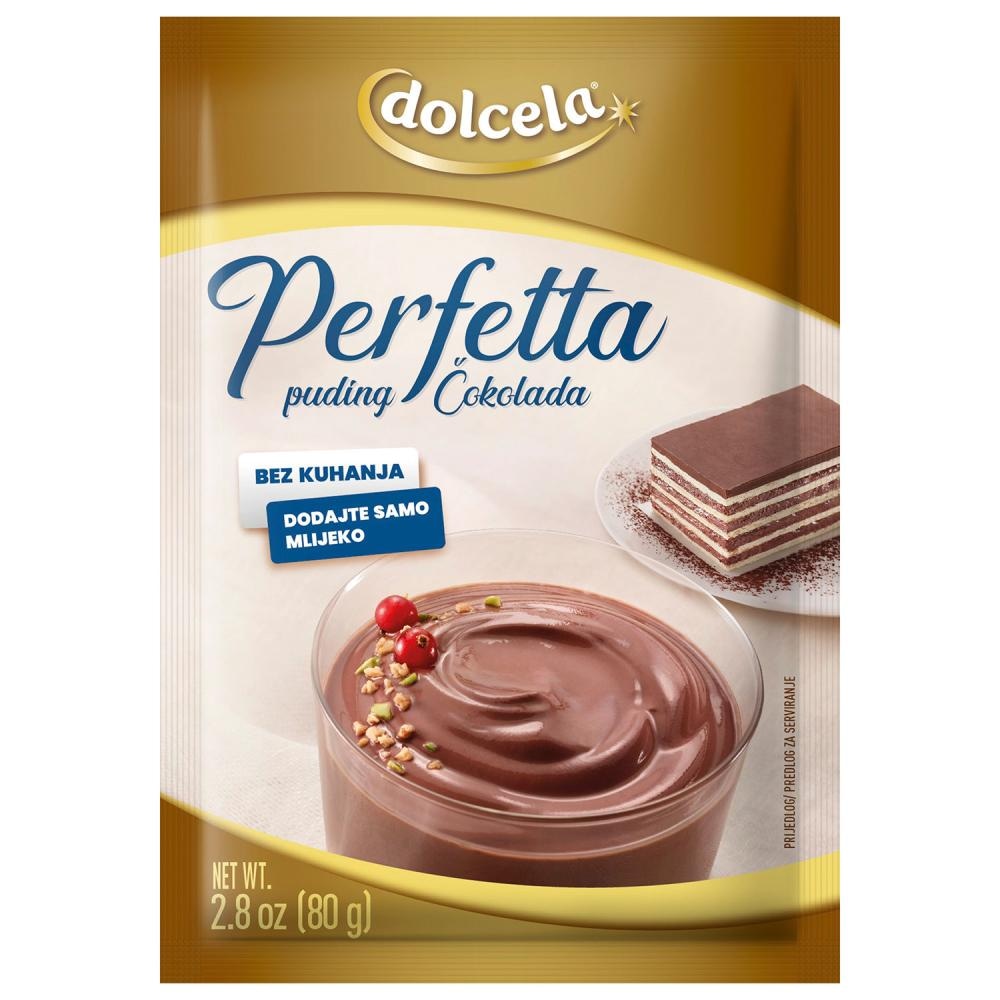 Dolcela Perfetta Puding Čokolada 80g - Akcija u trgovini Žabac
