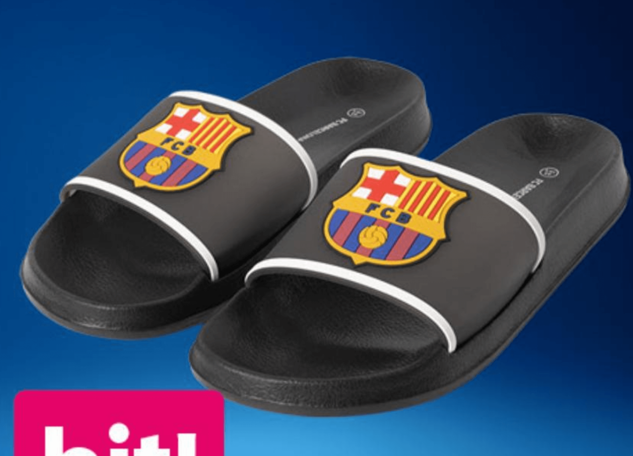 Muške papuče FC Barcelona - Akcija u trgovini Pepco