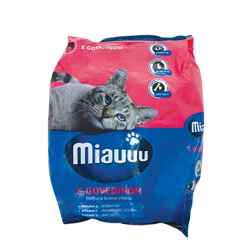 Miauuu Potpuna hrana za mačke 2x2x100 g