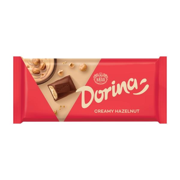 Čokolada mliječna Dorina punjena ledenim, jaffa, punch 100 g, mousse 95 g, strawberry vanilla 95 g, creamy hazelnut 98 g - Akcija u trgovini KTC