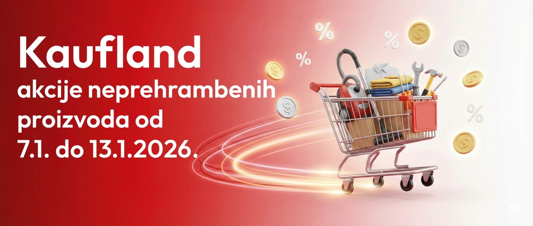 Kaufland katalog: Izdvojene ponude neprehrambenih proizvoda od 07.01. do 13.01.2026