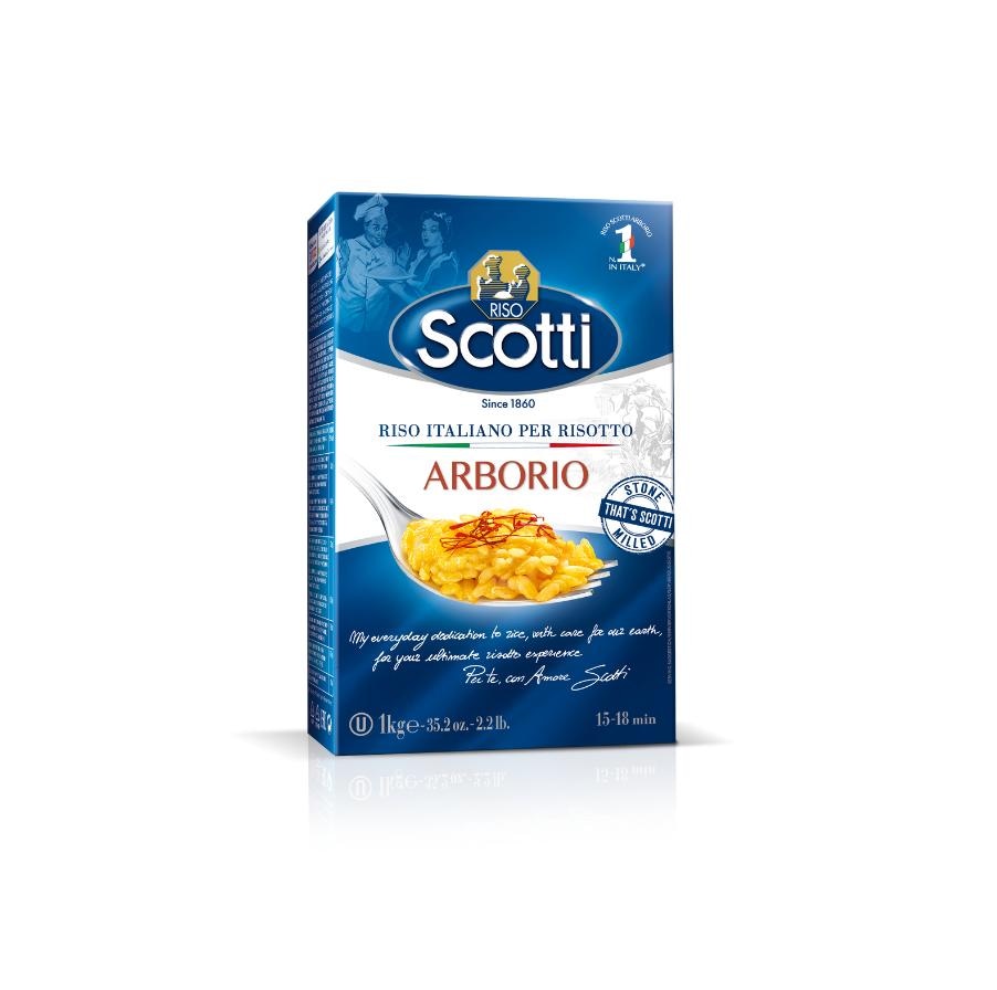 RISO SCOTTI Riža Arborio 1 kg