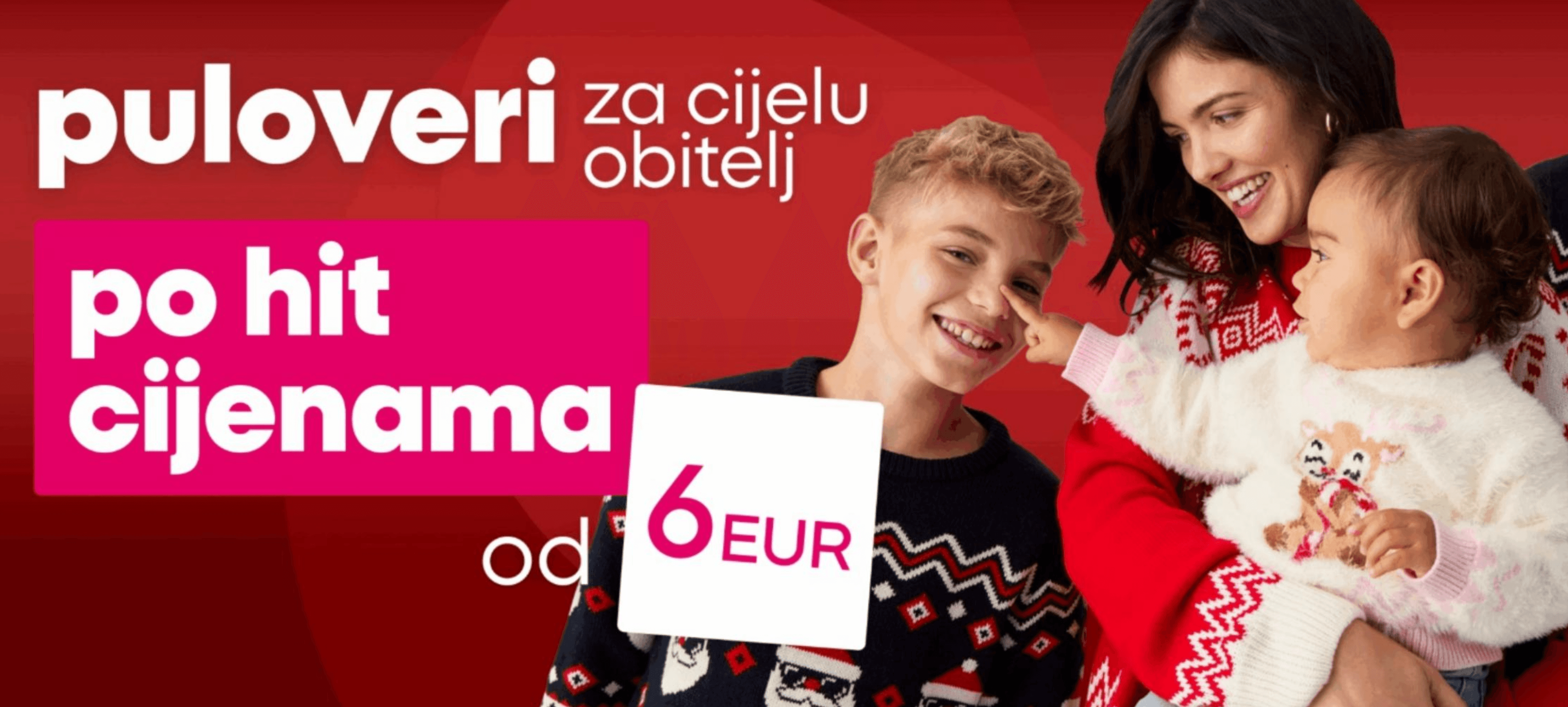 Božićni puloveri za cijelu obitelj