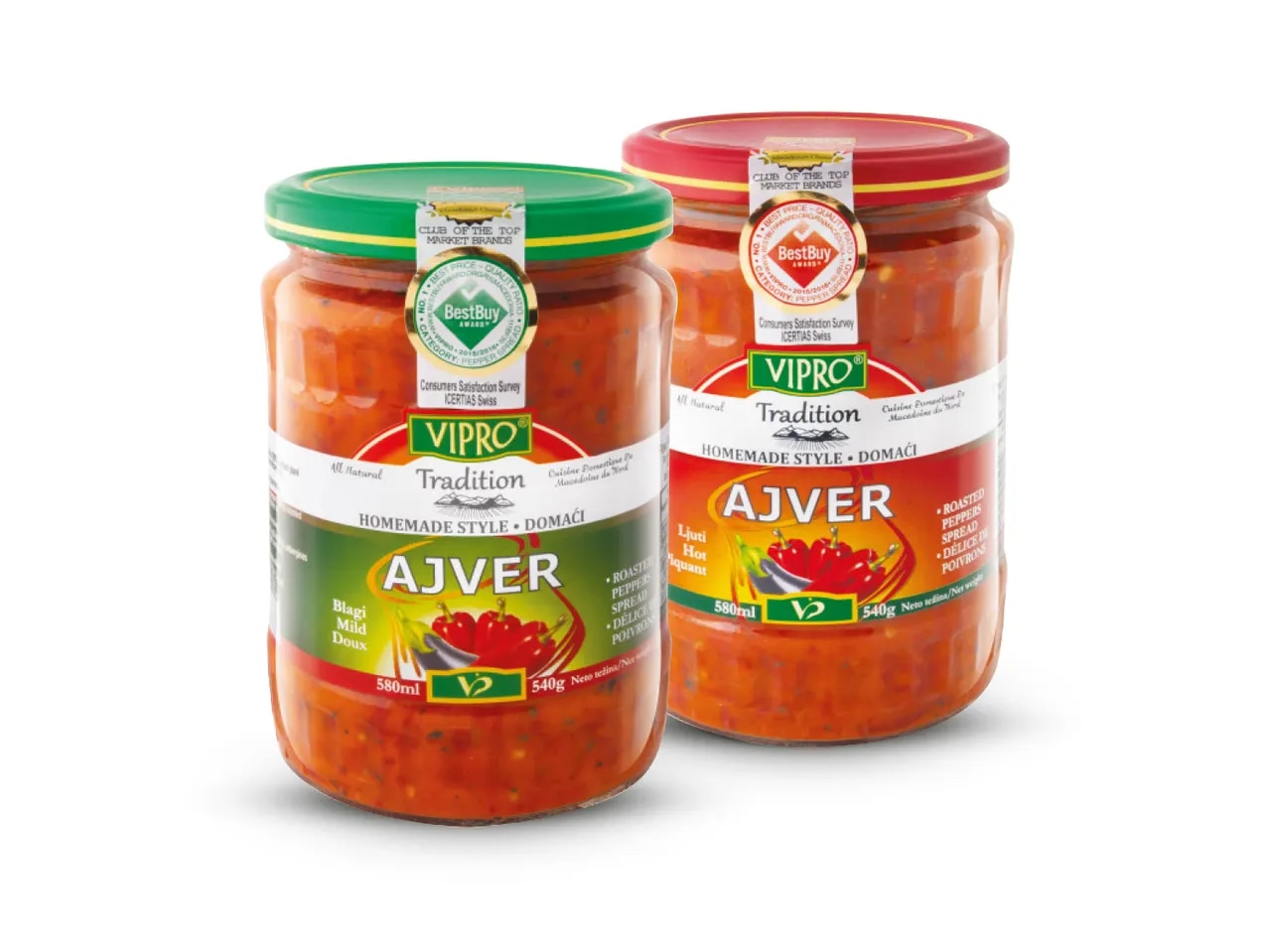 Vipro Ajvar 540 g - Akcija u trgovini Lidl