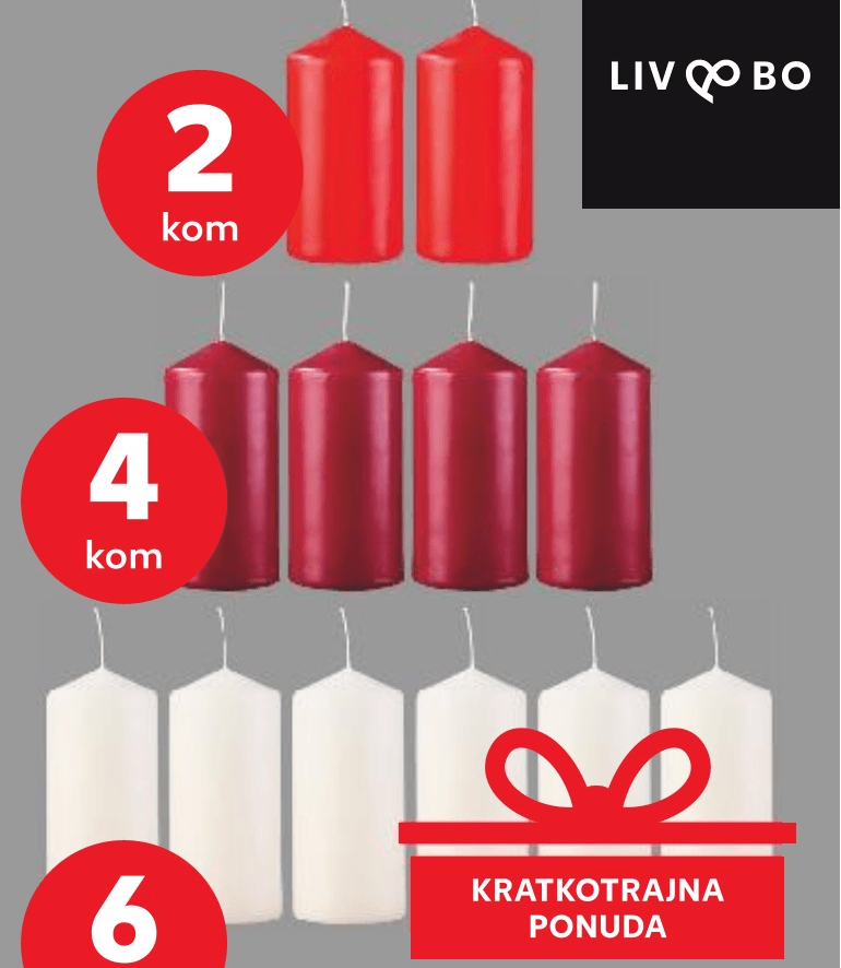 Stupna svijeća 6 kom