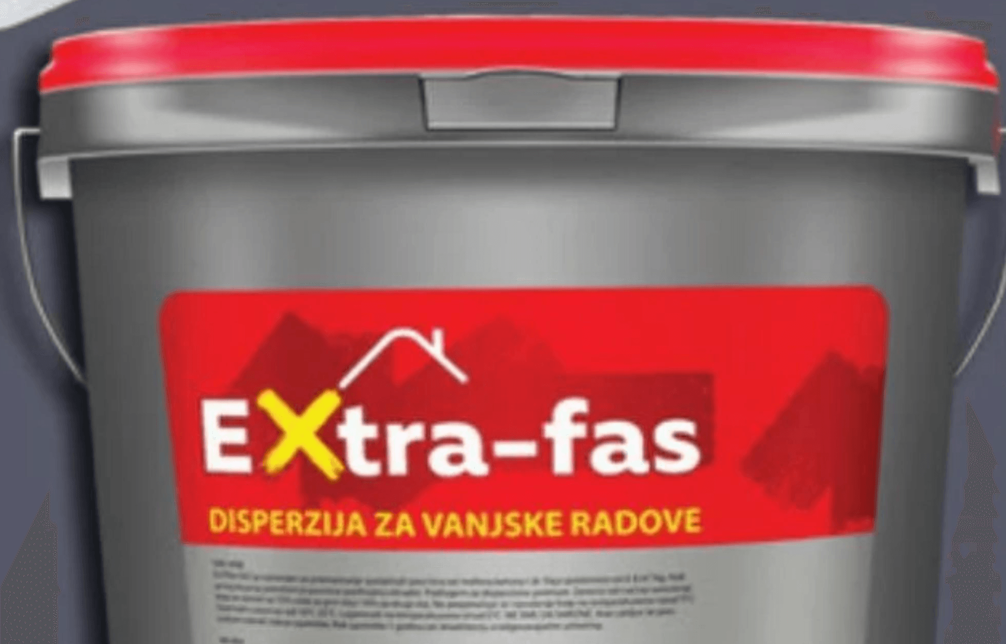 Extra-fas Fasadna boja bijela 25 kilograma
