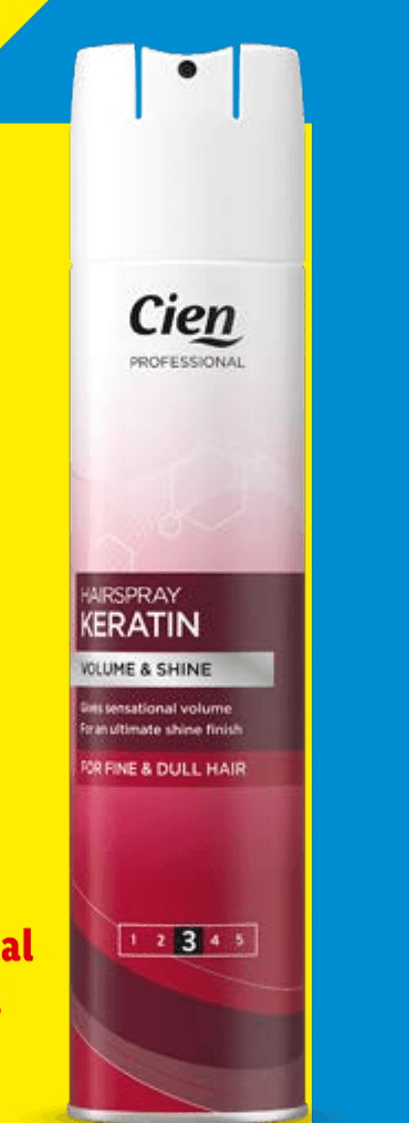 Cien Professional lak za kosu 250 ml - Akcija u trgovini Lidl