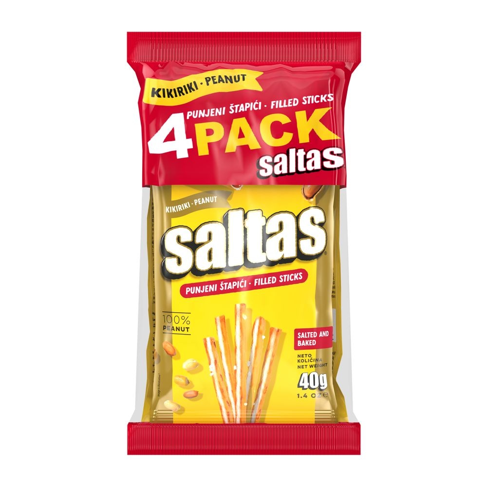 Štapić Saltas Kikiriki 4x40g (160g)