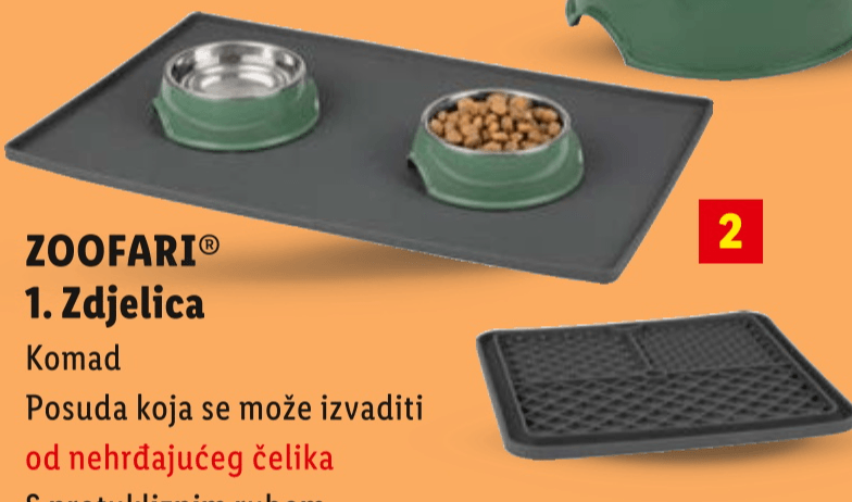 ZOOFARI® Zdjelica - Akcija u trgovini Lidl