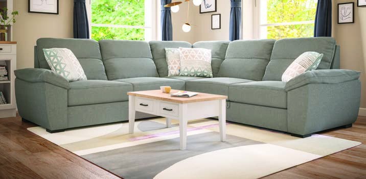 Dora Max garnitura 93 x 257 x 257 cm, ležaj: 116 x 189 cm - Akcija u trgovini Prima