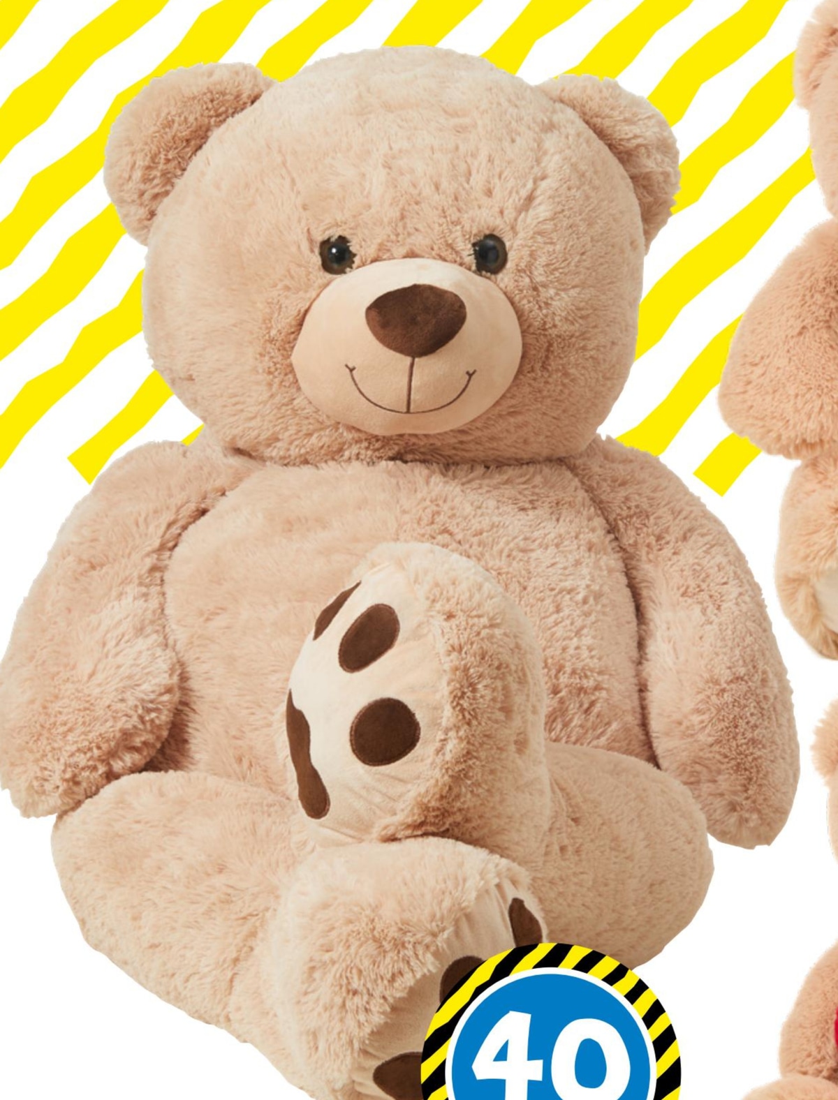 XXL plišana igračka 130 cm - Akcija u trgovini Tedi