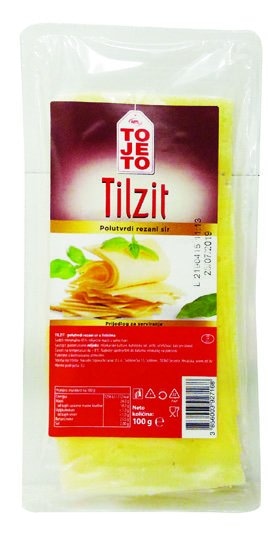 Sir Tilzit polutvrdi rezani 100 g