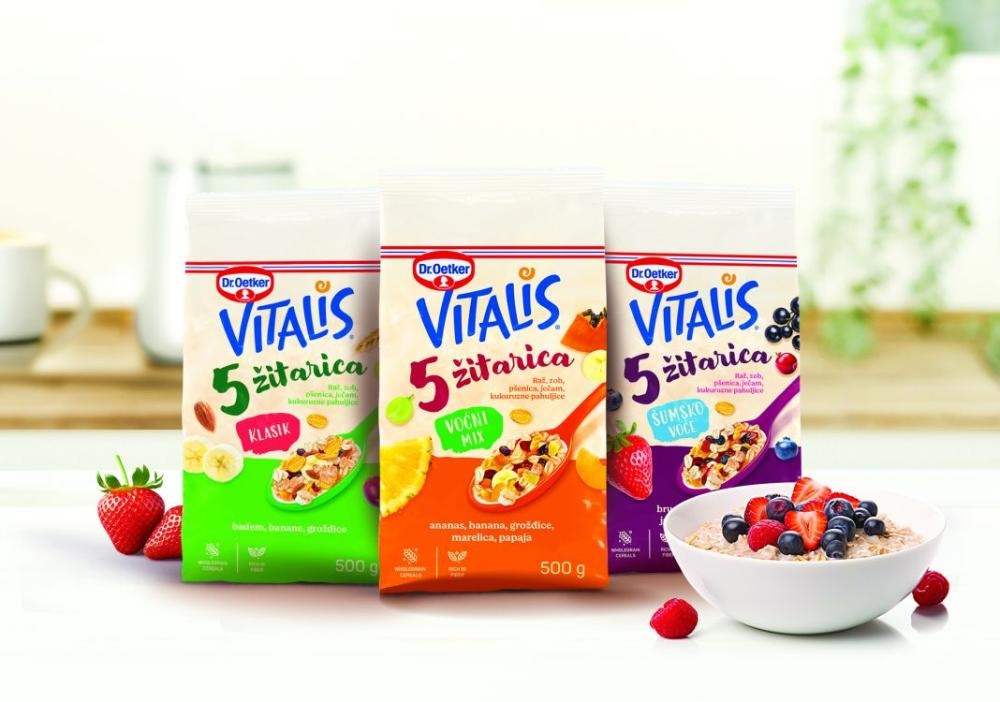 Muesli Vitalis 5 žitarica 500g Dr. Oetker