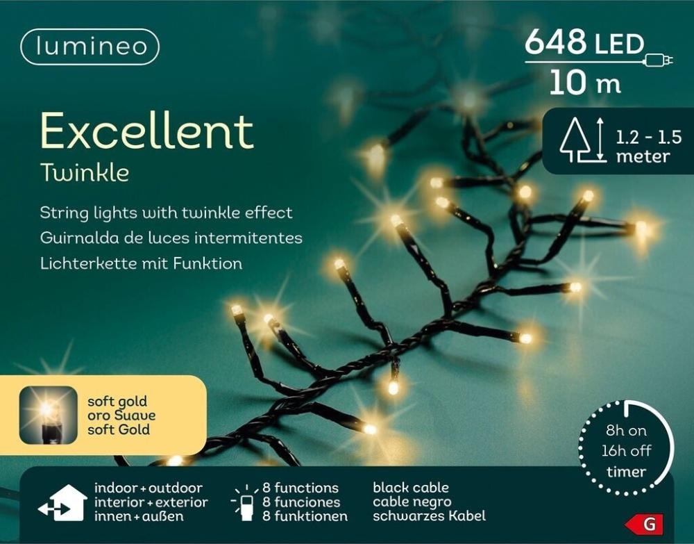 Lumineo LED lampice Excellent 10 m, 648 LED