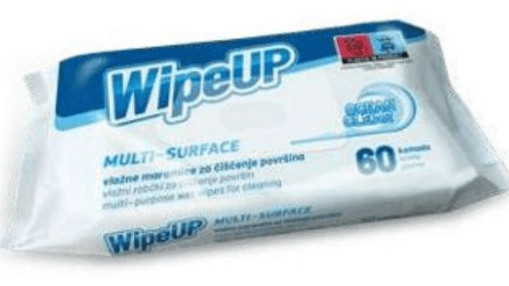 Vlažne maramice za čišćenje površina 60 kom WipeUp - Akcija u trgovini Eurospin