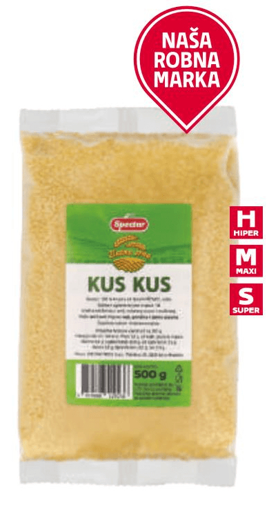 Zlatno zrno, Spectar Kus kus 500 g
