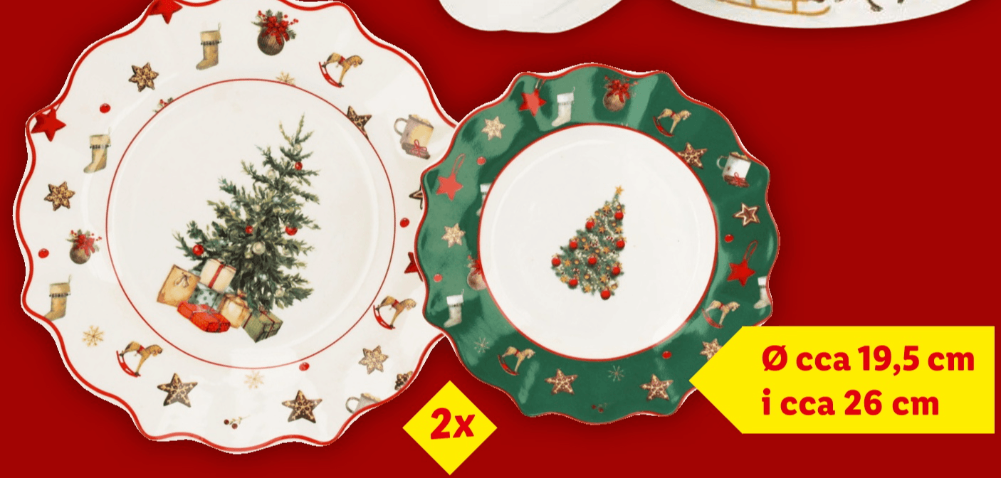 SILVERCREST® Set tanjura za serviranje 2x