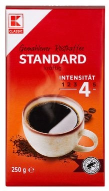 Kava mljevena Standard 250 g - Akcija u trgovini Kaufland