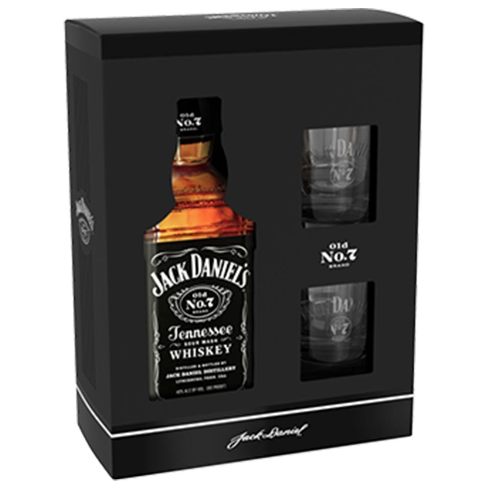 Jack Daniel's Whiskey 0,7 l + 2 čaše