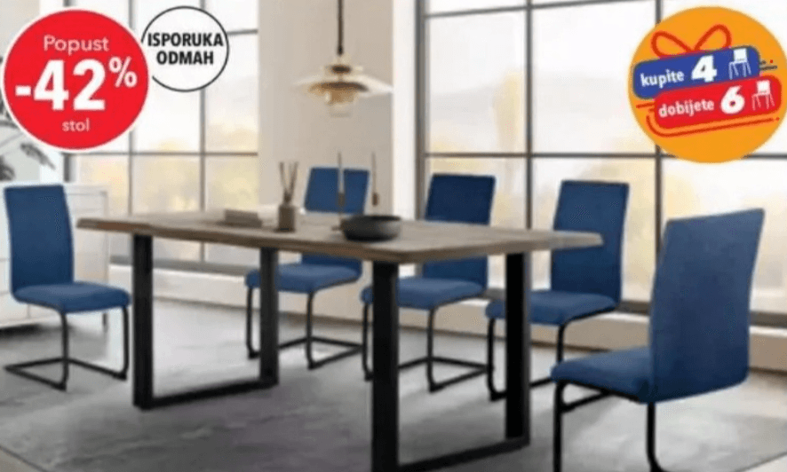 Stol BORAS - Akcija u trgovini Harvey Norman