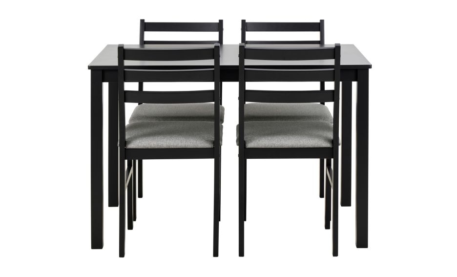 SET ALICANTE stol, 110 x 70 x 74,5 cm + stolice (4 kom.) - Akcija u trgovini Prima