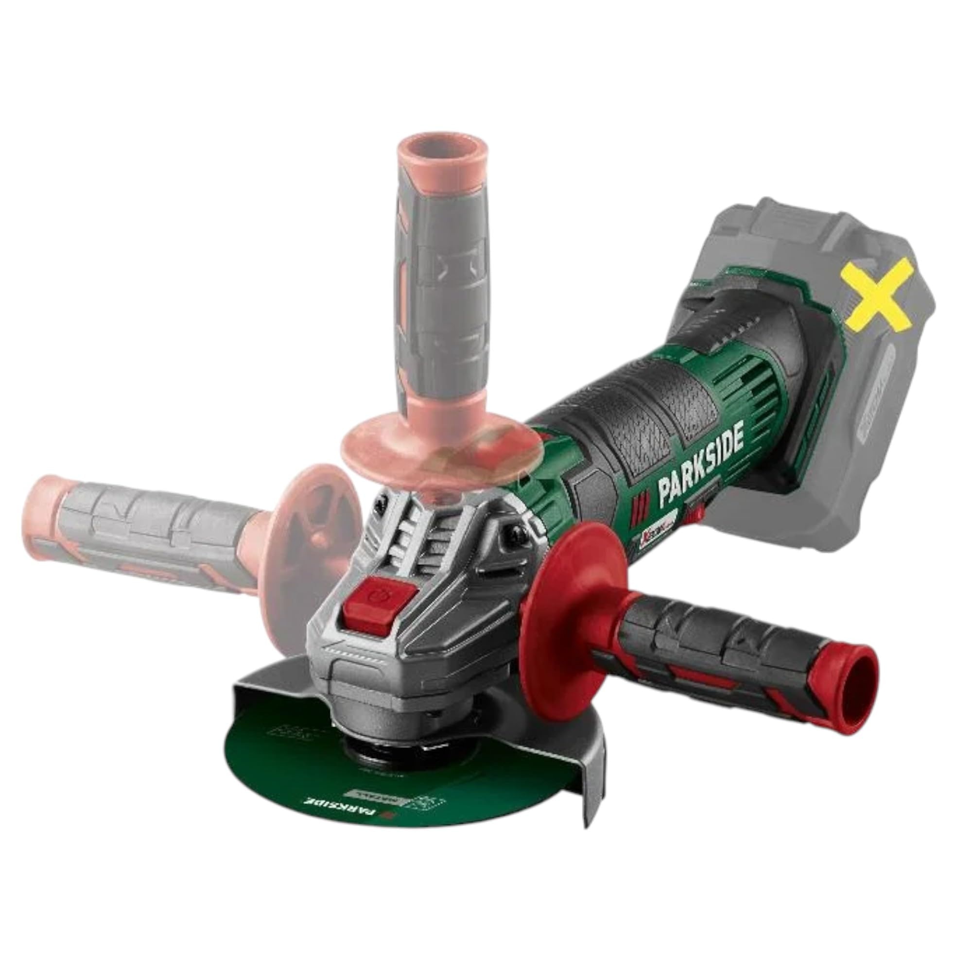 Parkside Aku kutna brusilica pakiranje