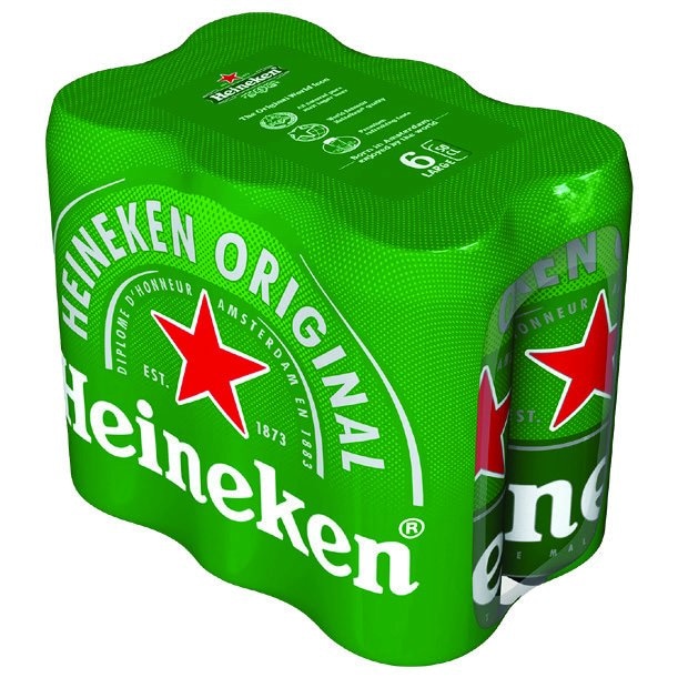 Pivo 5% alk. Heineken 3 l (6 x 0,5 l)