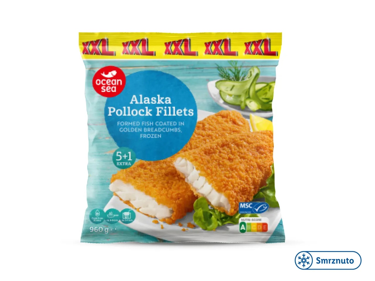 Ocean Sea Panirani fileti aljaške kolje XXL 960 g - Akcija u trgovini Lidl