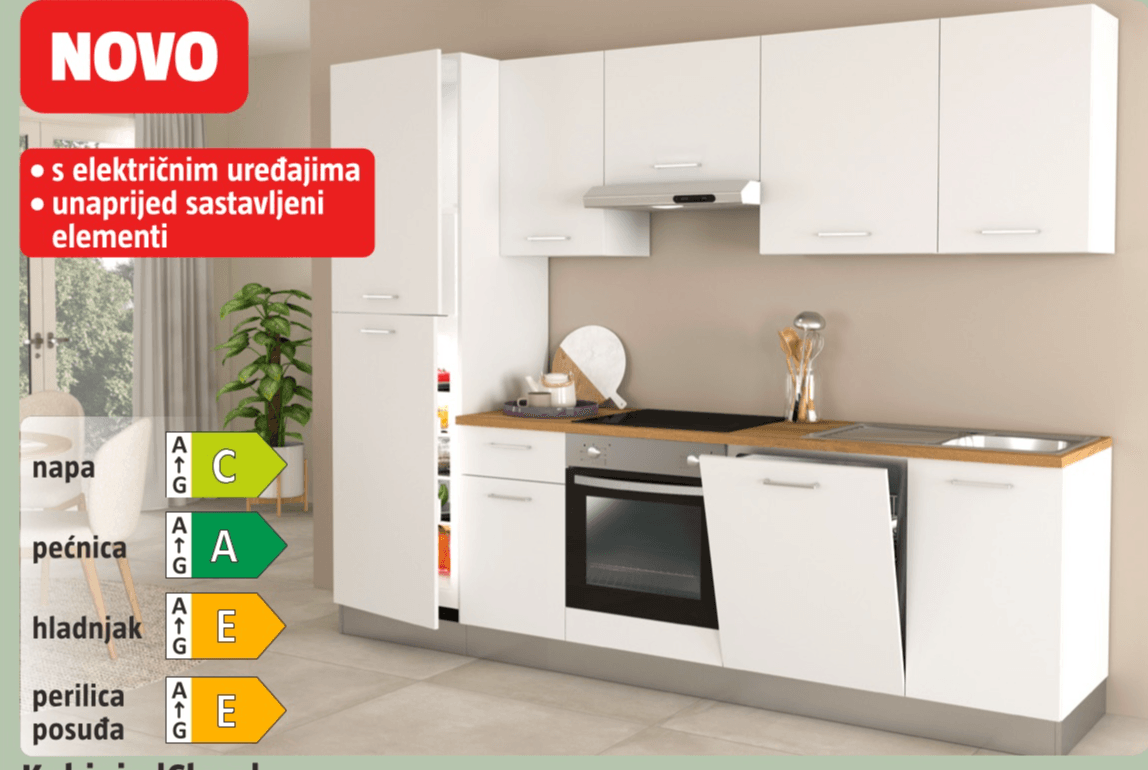 Kuhinja 'Clara' - Akcija u trgovini Bauhaus