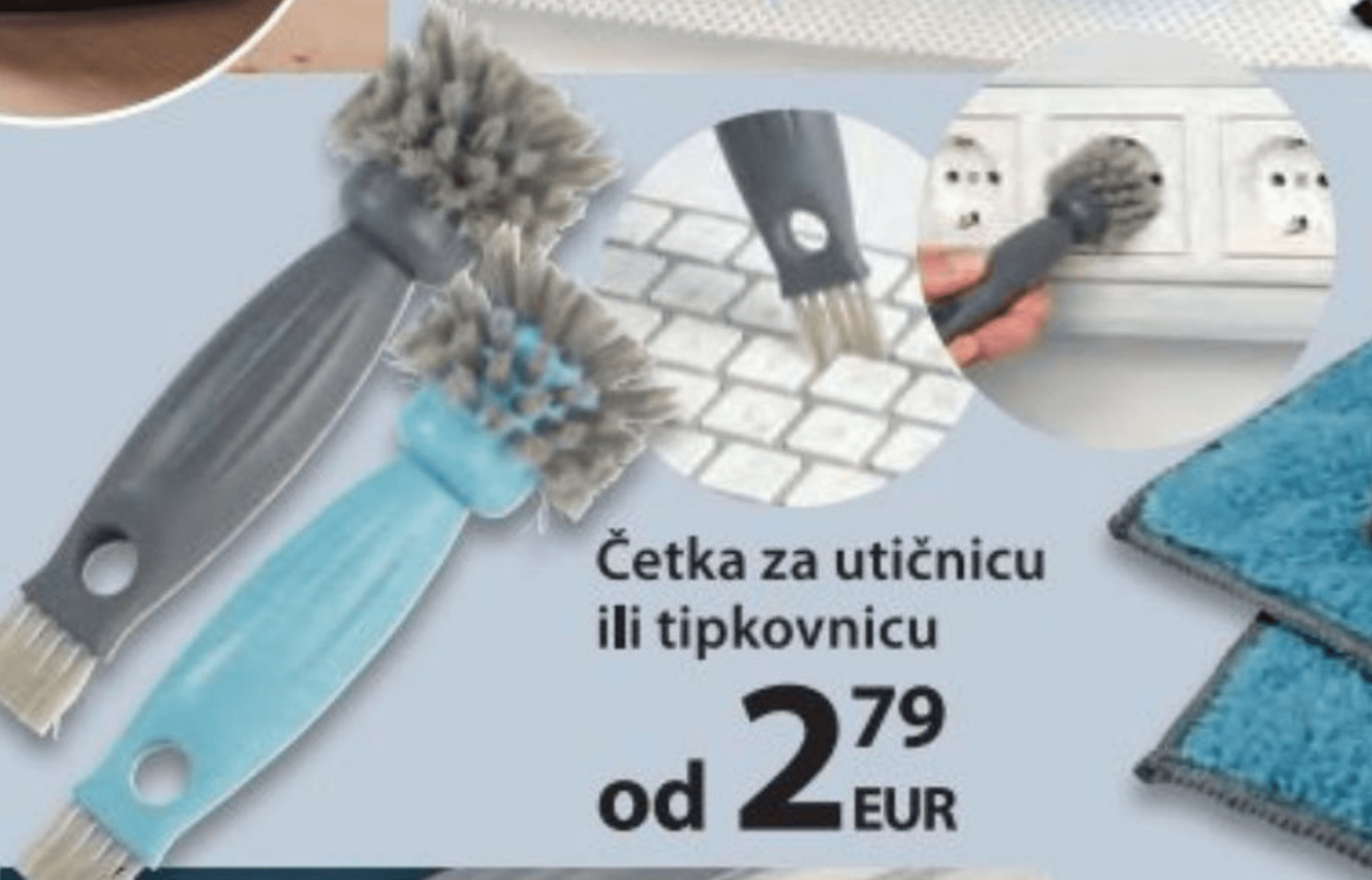 Četka za utičnicu ili tipkovnicu - Akcija u trgovini NKD