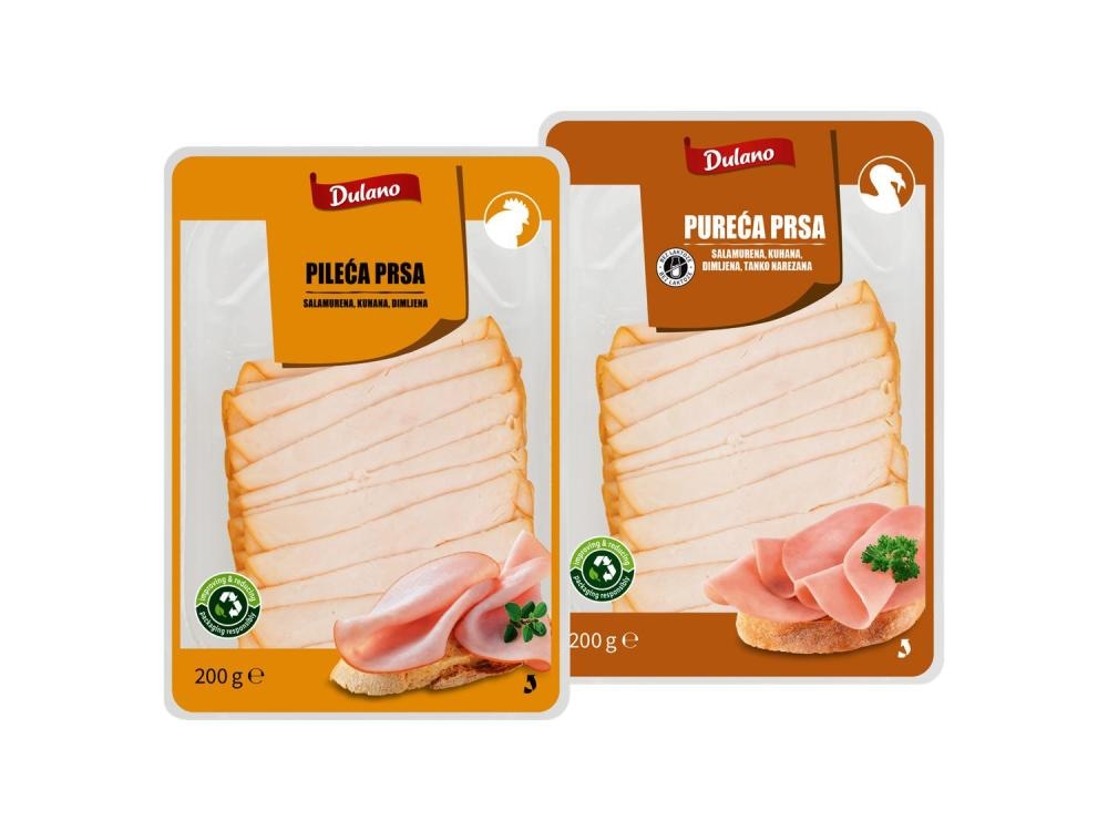DULANO Pileća ili pureća prsa 200 g - Akcija u trgovini Lidl
