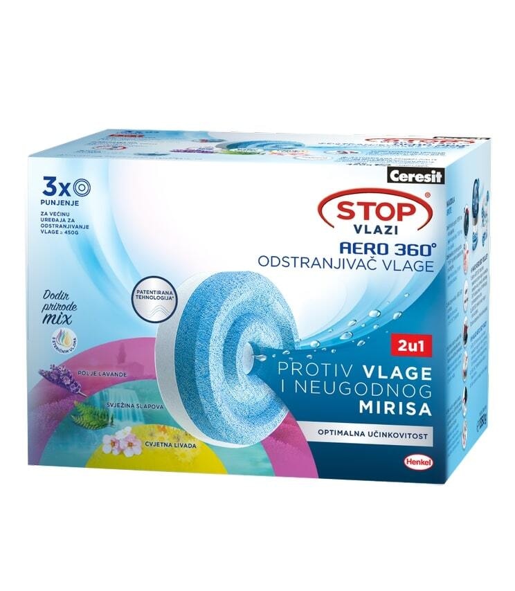 Ceresit Stop Vlazi Aero 360° Odstranjivač vlage 3x450 g