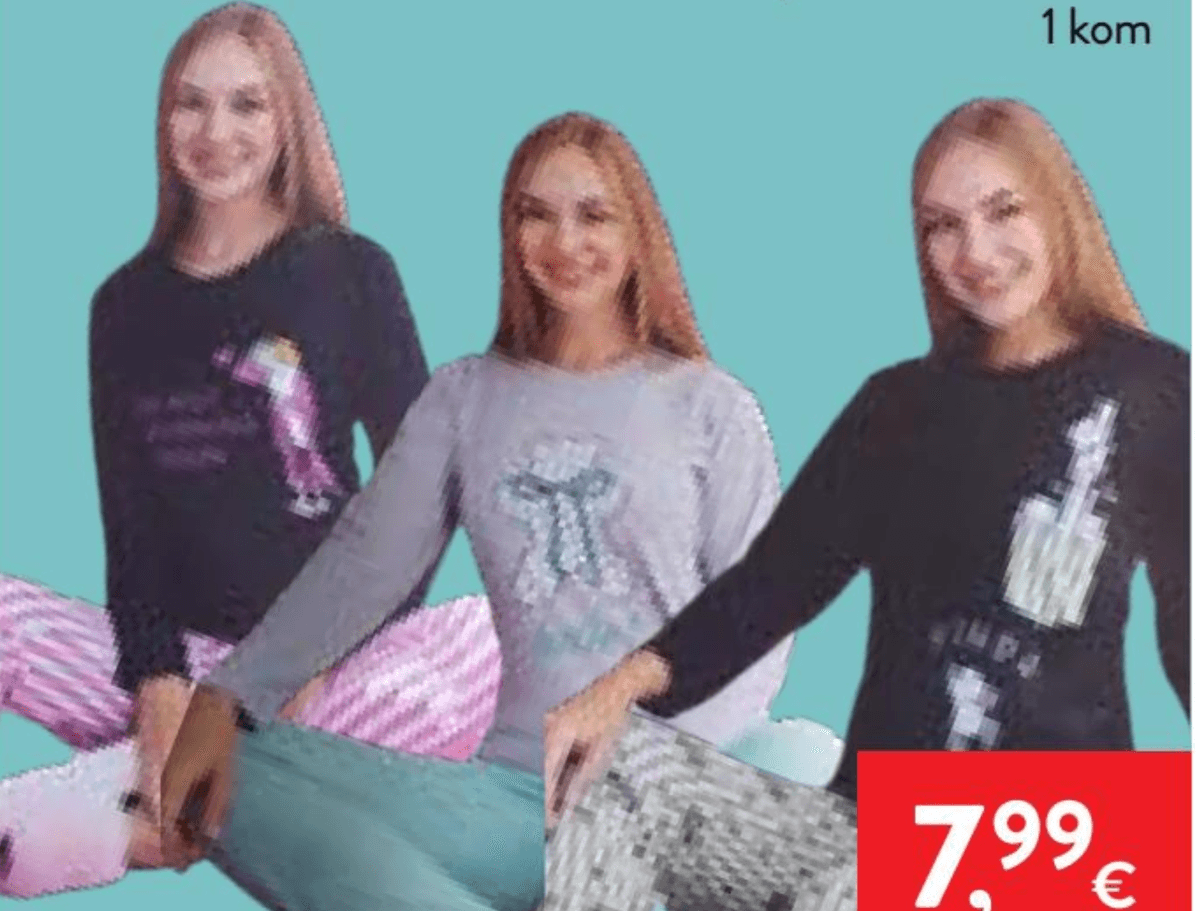 Ženska pidžama 1 kom - Akcija u trgovini Spar