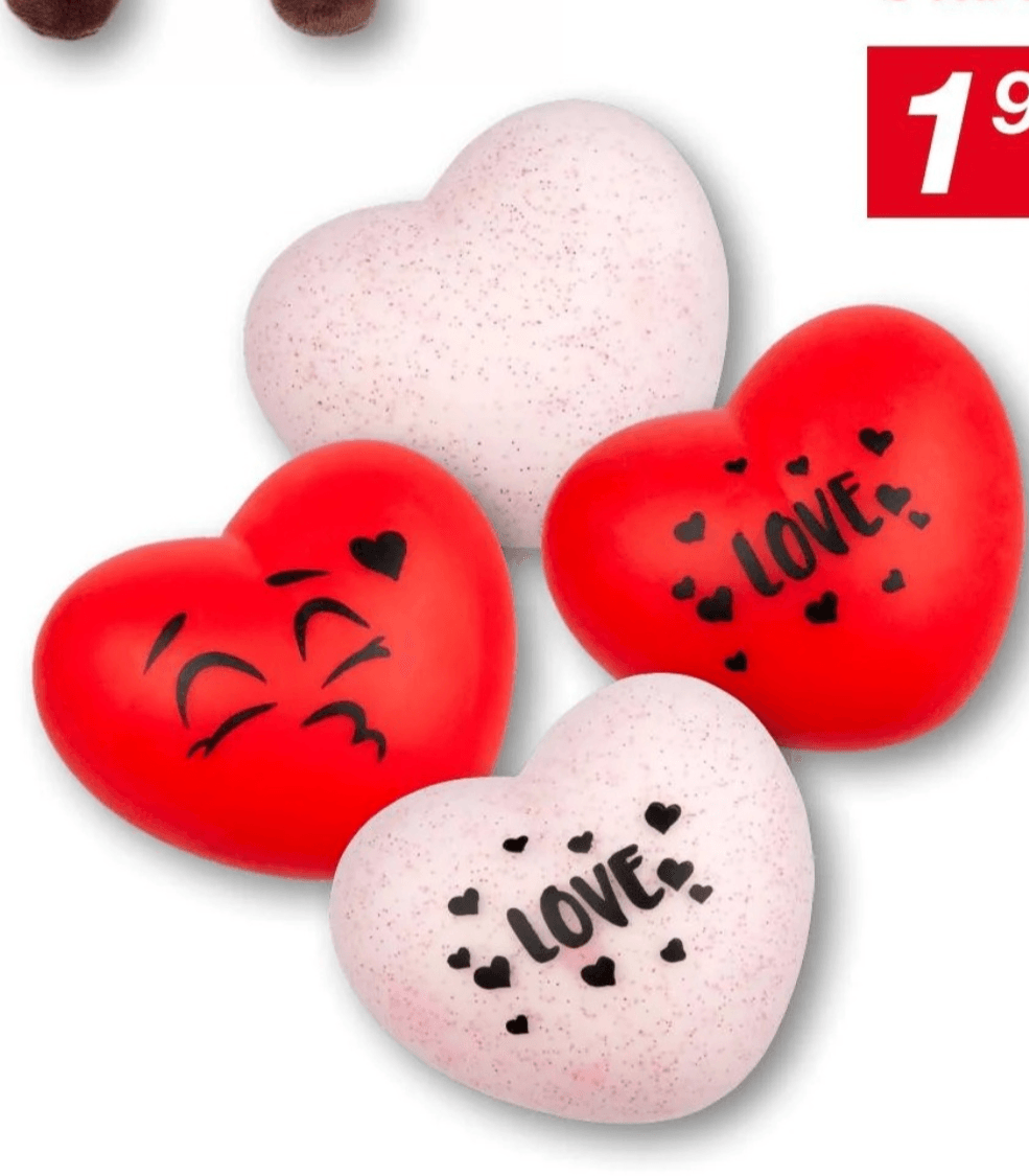 Anti-Stress srce Ø cca. 9 cm - Akcija u trgovini Kik