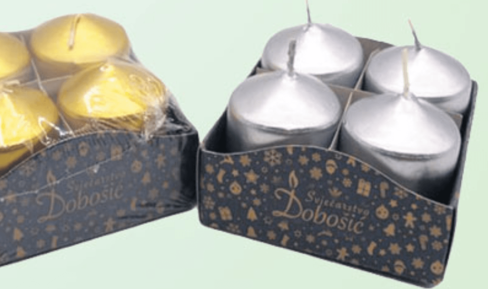 Svijeća top Vel. 4x5 cm, 4kom/pak