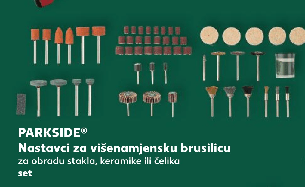 PARKSIDE® Nastavci za višenamjensku brusilicu set - Akcija u trgovini Kaufland