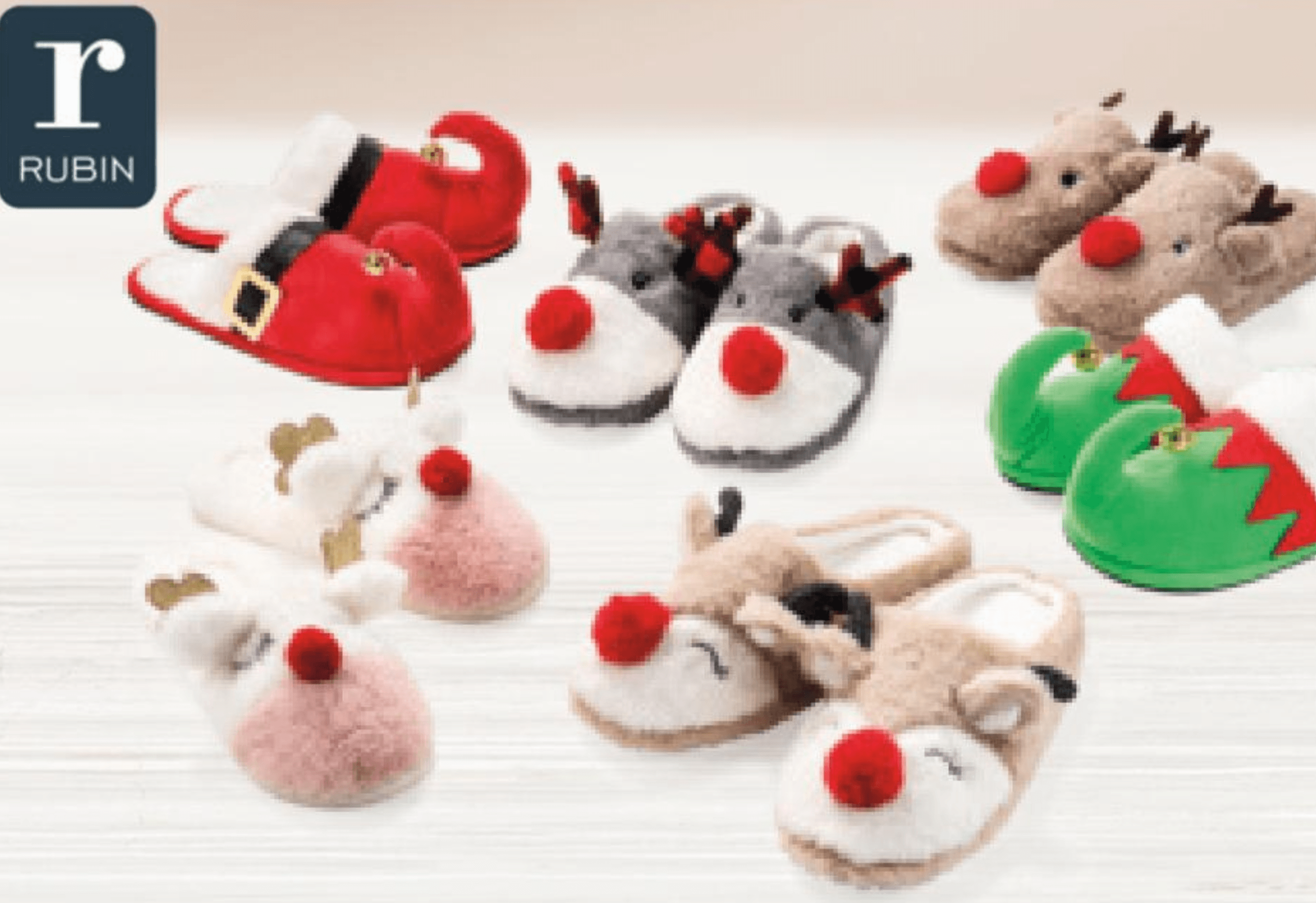 Božićne papuče 1 par