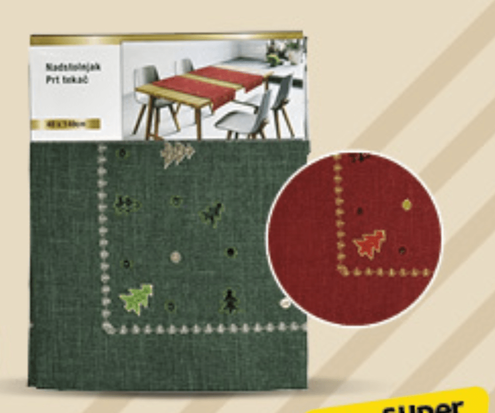 Nadstolnjak Laser 85x85cm