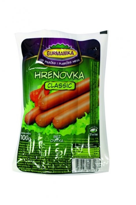 Gurmanika Hrenovke 2x 100 g