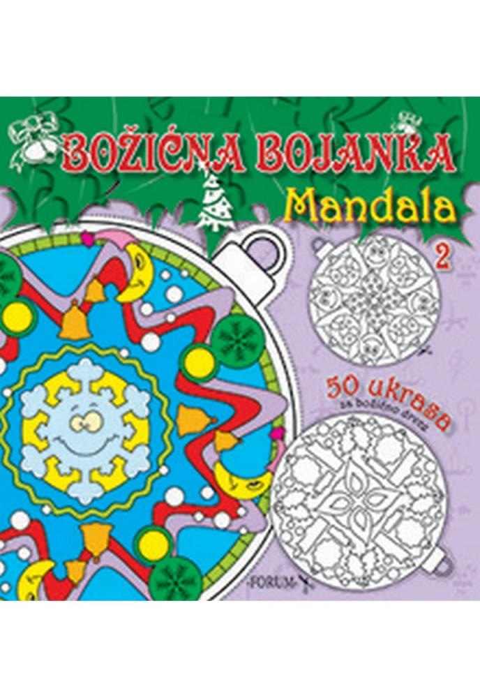 Božićna bojanka Mandala