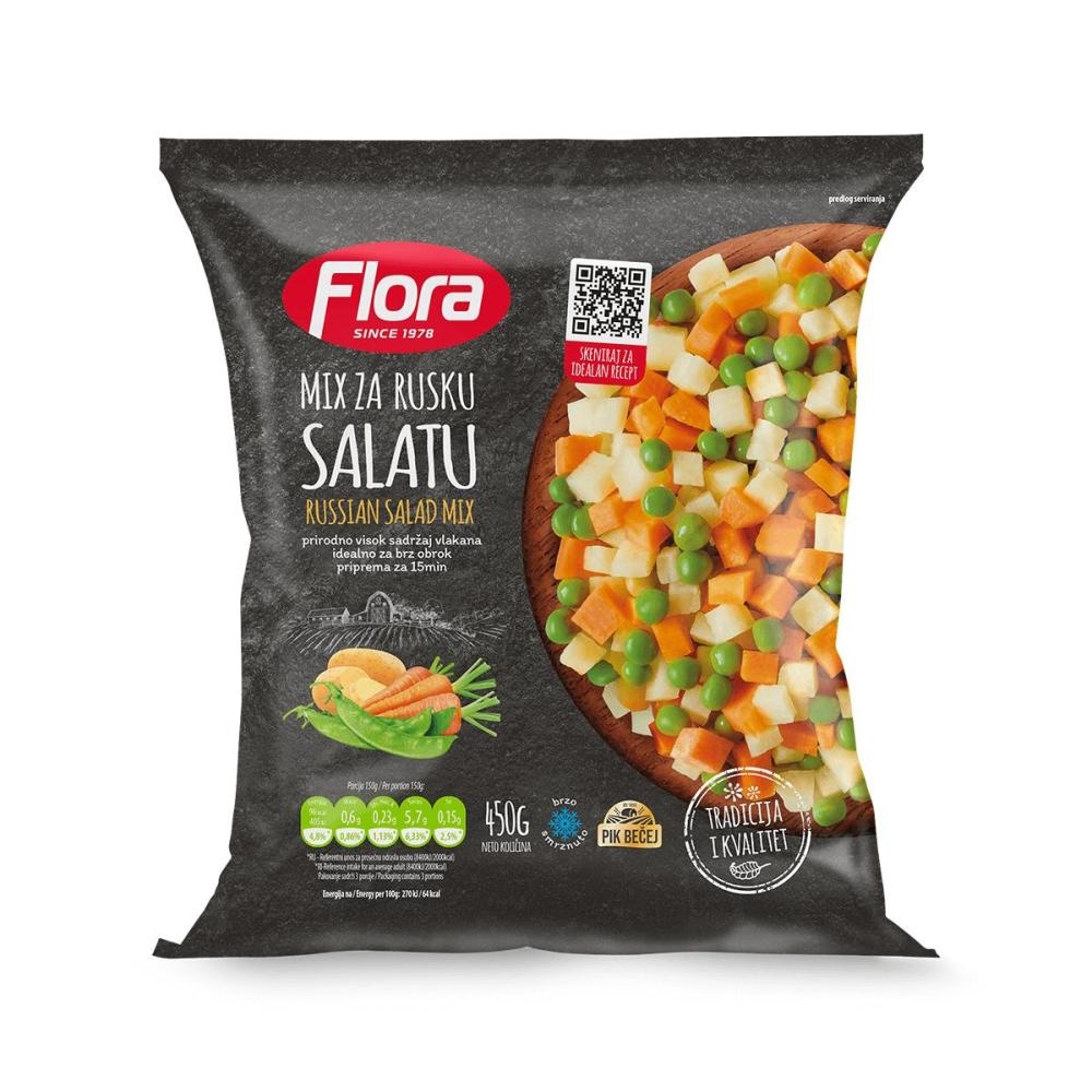 Flora Mix za rusku salatu 400 g