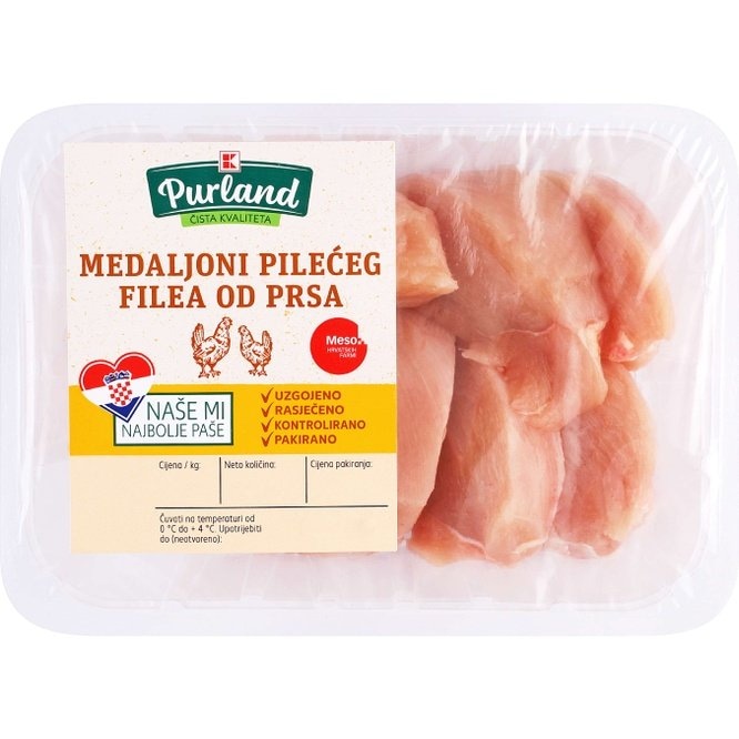 Purland Pileći medaljoni filea od prsa 400 g
