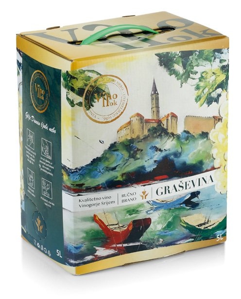 Graševina 5 L VINO ILOK - Akcija u trgovini Plodine