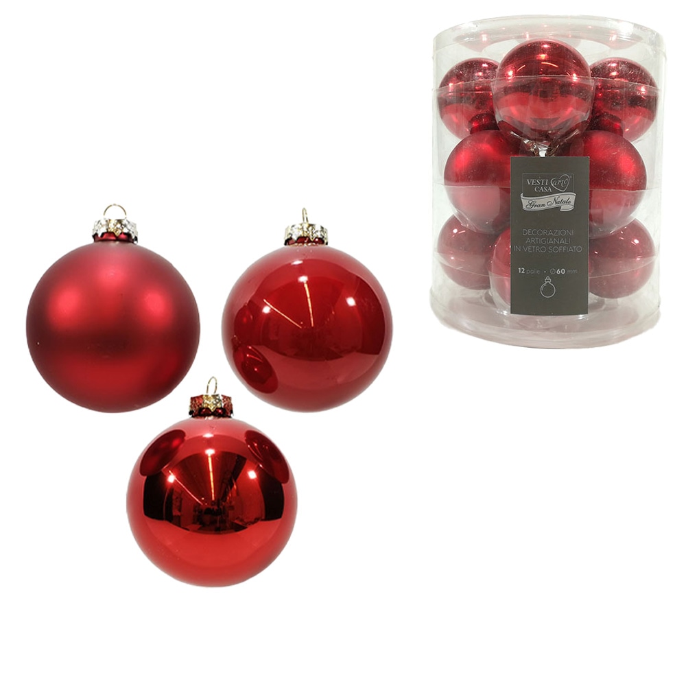Božićne kuglice staklene 20 kom