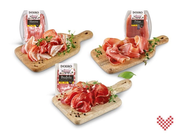 Dobro Slanina, Pršut ili Budola XXL 250 g - Akcija u trgovini Lidl