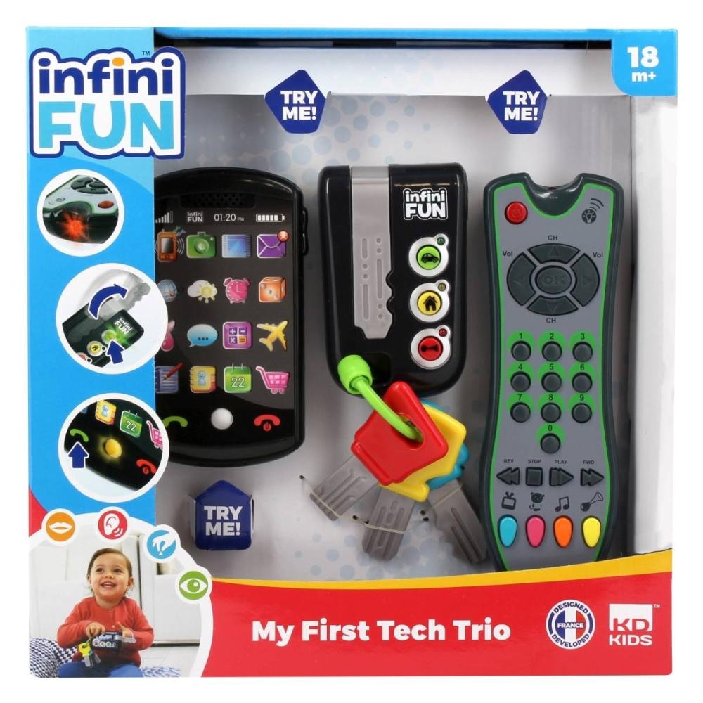 Set daljinski, ključevi i telefon 3u1